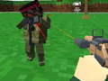 Jwèt Blocky zonbi ak machin tire  sou entènèt