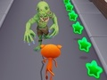 Jwèt Sou entènèt jwèt Angry Cat Run Zombies Alley  sou entènèt