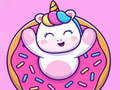 Jwèt Jwèt Cute Rainbow Unicorn Jwèt kastèt  sou entènèt