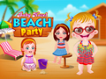 Jwèt Download jwèt la Baby Hazel Beach Pati  sou entènèt