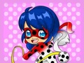 Jwèt Liv koloran Chibi Dottedgirl  sou entènèt