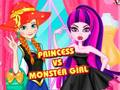 Jwèt Sou entènèt jwèt Princess vs mons ti fi  sou entènèt