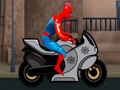Jwèt Spider-Man sou yon motosiklèt  sou entènèt