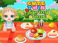 Jwèt Jwèt Cute Twin Spring Tan  sou entènèt