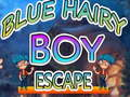 Jwèt Sou entènèt jwèt Blue Hairy Boy chape  sou entènèt