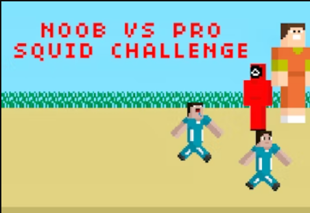 Jwèt Defi Noob vs Pro Squid  sou entènèt