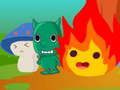 Jwèt Jwèt Fireball ak Waterball Adventure 4  sou entènèt