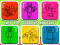 Jwèt Jwèt Easy Kids koloran Minecraft  sou entènèt