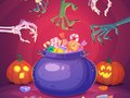 Jwèt Jwèt Cute Halloween monstr  sou entènèt