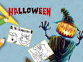 Jwèt Liv koloran Halloween  sou entènèt