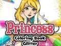 Jwèt Sou entènèt jwèt Princess Coloring Book Glitter  sou entènèt