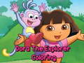 Jwèt Sou entènèt jwèt Dora Explorer a koloran  sou entènèt
