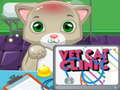 Jwèt Klinik Veterinè chat  sou entènèt