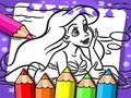 Jwèt Liv koloran sirèn Ariel  sou entènèt