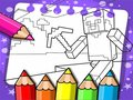 Jwèt Liv koloran Minecraft  sou entènèt