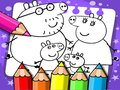 Jwèt Liv koloran Peppa Pig  sou entènèt