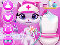 Jwèt Jwèt Kitty Kate k ap pran swen  sou entènèt