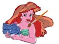 Jwèt 4GameGround Little Mermaid koloran  sou entènèt