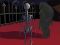 Jwèt 2 jwè parkour Halloween defi sou entènèt