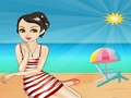 Jwèt Sou entènèt jwèt Beach Girl Dressup  sou entènèt