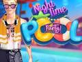 Jwèt Sou entènèt jwèt Night Time Pool Party  sou entènèt