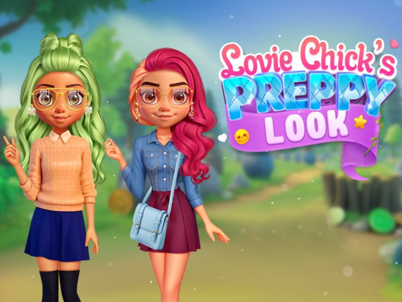 Jwèt Lovie Chick a preppy gade sou entènèt