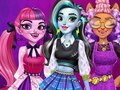 Jwèt Sou entènèt jwèt High School Princess Mons Mash  sou entènèt