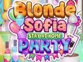 Jwèt Blonde Sofia Rete Lakay Pati  sou entènèt