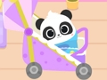 Jwèt Download jwèt la Ti bebe panda ti gason k ap pran swen  sou entènèt