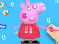 Jwèt Liv koloran: Peppa Pig  sou entènèt