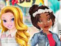 Jwèt Sou entènèt jwèt Princess Little Sisters Day  sou entènèt