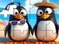 Jwèt Sou entènèt jwèt Jigsaw Puzzle: Sunny Penguins  sou entènèt