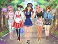 Jwèt Sou entènèt jwèt High School Anime abiye  sou entènèt