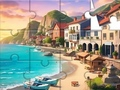 Jwèt Sou entènèt jwèt Jigsaw Puzzle: Seaside Town  sou entènèt