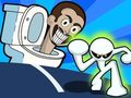 Jwèt Stickman vs Skibidi twalèt  sou entènèt