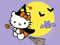 Jwèt Liv koloran: Kitty Halloween  sou entènèt