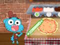 Jwèt Jwèt Gumball pitza foli  sou entènèt