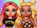 Jwèt Jwèt Rainbow Girls abiye defi  sou entènèt