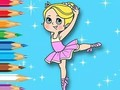 Jwèt Liv koloran: Ballet Girl  sou entènèt