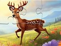 Jwèt Sou entènèt jwèt Jigsaw Puzzle: Running Deer  sou entènèt