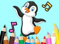 Jwèt Liv koloran: Dans Penguin  sou entènèt
