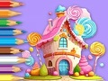 Jwèt Liv koloran: Lollipop House  sou entènèt