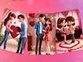 Jwèt Sou entènèt jwèt Valentine koup tèt devinèt  sou entènèt