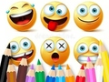 Jwèt Liv koloran: Emoji komik  sou entènèt