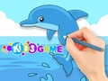 Jwèt Liv koloran: Cute Dolphin  sou entènèt