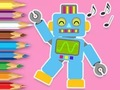 Jwèt Liv koloran: robo danse  sou entènèt