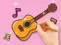 Jwèt Liv koloran: Star Guitar  sou entènèt