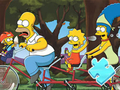 Jwèt Sou entènèt jwèt Jigsaw Puzzle: Simpson Family Riding  sou entènèt