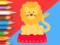 Jwèt Liv koloran: Circus-Lion  sou entènèt