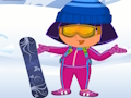 Jwèt Sou entènèt jwèt Dora Ski Winter Dressup  sou entènèt